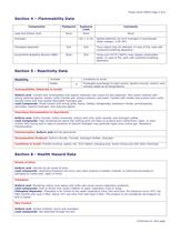 Material Safety Data Sheet Sealed Lead Acid Batteries (MSDS) - 2