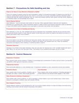 Material Safety Data Sheet Sealed Lead Acid Batteries (MSDS) - 4