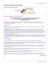 Material Safety Data Sheet Sealed Lead Acid Batteries (MSDS) - 5