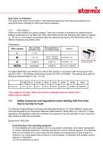 Regulations for vacuum extraction of dust that is harmful to health in accordance with TRGS 559 - 5