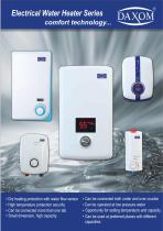 Electrical Water Heater Series comfort technology... - 1