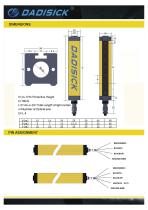 DADISICK QC Series Universal Spacing 20mm Safety Light Curtain - 10