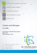 Application Note: Carbon and Nitrogen in soils - 1