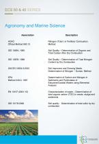 Applications and Standard Methods created by NC Technologies - 2