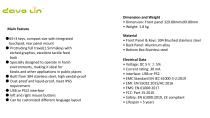 D-8635T Metal Keyboard Data sheet-2