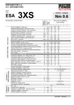 Catalogue ESA direct current servomotor.-10