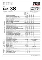 Catalogue ESA direct current servomotor.-12