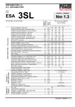 Catalogue ESA direct current servomotor.-14