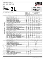 Catalogue ESA direct current servomotor.-18