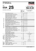 Catalogue ESA direct current servomotor.-3