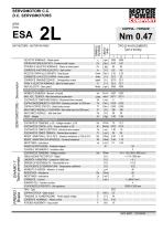 Catalogue ESA direct current servomotor.-5