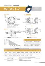 WEA-2 series heavy duty double worm slewing drive - 3