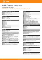 Data sheet - VA 550 - EN - 3