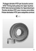 HTD Timing Belt Pulleys For Taper Bushes - 1