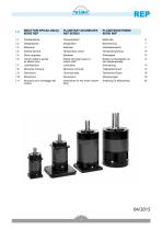 Planetary gearboxes catalogue - 5