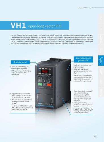 XINJE VH1 Series Catalog