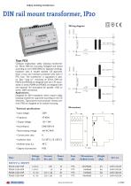 DIN rail mount transformer, IP20 - 1