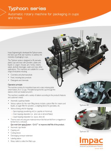 TYPHOON- Automatic Rotary Filling Machine