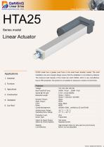 HTA25 linear actuator catalog - 1