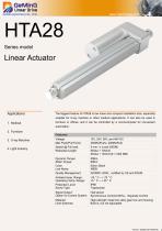 HTA28 linear actuator catalog - 1