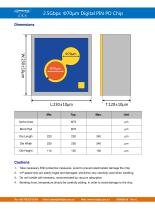 XSJ-10-D3-70-04/2.5Gbps Φ70μm Digital PIN PD Chip/PHOGRAIN - 3