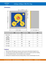 XSJ-10-D5-50-SPI/10Gbps Φ50μm PIN PD Chip/PHOGRAIN - 3