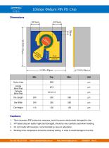 XSJ-10-D5-60/10Gbps Φ60μm Digital PIN PD Chip/PHOGRAIN - 3