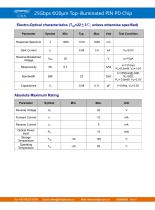 XSJ-10-D6-20/25Gbps Φ20μm Top-illuminated PIN PD Chip/PHOGRAIN - 2