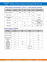 XSJ-10-D6-20-KB/25Gbps Φ20μm Bottom-illuminated PIN PD Chip - 2