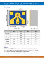 XSJ-10-D6-20-S/25Gbps Φ20μm Top-illuminated PIN PD Chip/PHOGRAIN - 3