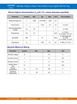 XSJ-10-D6A-20-K4/100Gbps Φ20μm 250μm Pitch 4X25G Array Digital PIN PD Chip/PHOGRAIN - 2