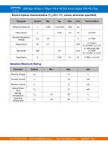 XSJ-10-D6A-20-K4-750/100Gbps Φ20μm 750μm Pitch 4X25G Array Digital PIN PD Chip/PHOGRAIN - 2