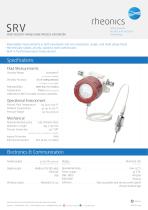 SRV WIDE VISCOSITY RANGE INLINE PROCESS VISCOMETER - 1