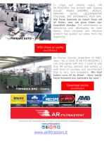 AR FILTRAZIONI Company Profile - 2