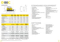 Crawler Dozers D125C - D150C - D180C - 12