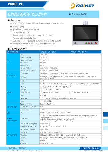ICP69X-C Series Datasheet