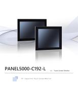 PANEL5000 CXXX2 Datasheet-13