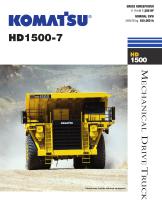 HD1500-7 Off-Highway Truck - 1