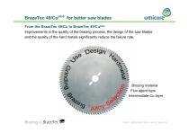 BrazeTec 49/Cuplus for better saw blades - 12