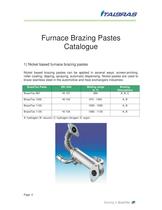 Brazing Pastes Catalogue - 2