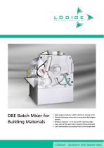 DBE Batch Mixer for Building Materials - 1