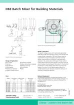 DBE Batch Mixer for Building Materials - 2