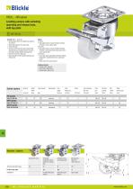 Compact and levelling castors - 12