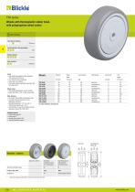 Light-duty wheels and castors - 4