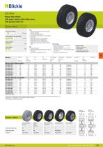 Wheels and castors with pneumatic tyres and super-elastic solid rubber tyres - 10