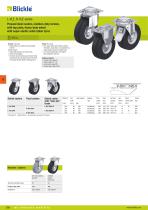 Wheels and castors with pneumatic tyres and super-elastic solid rubber tyres - 11