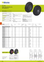 Wheels and castors with pneumatic tyres and super-elastic solid rubber tyres - 3