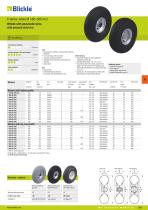 Wheels and castors with pneumatic tyres and super-elastic solid rubber tyres - 4