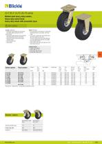 Wheels and castors with pneumatic tyres and super-elastic solid rubber tyres - 8