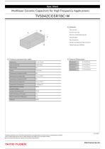 Multilayer Ceramic Capacitors for High Frequency Applications TVS042CG5R1BC-W-1